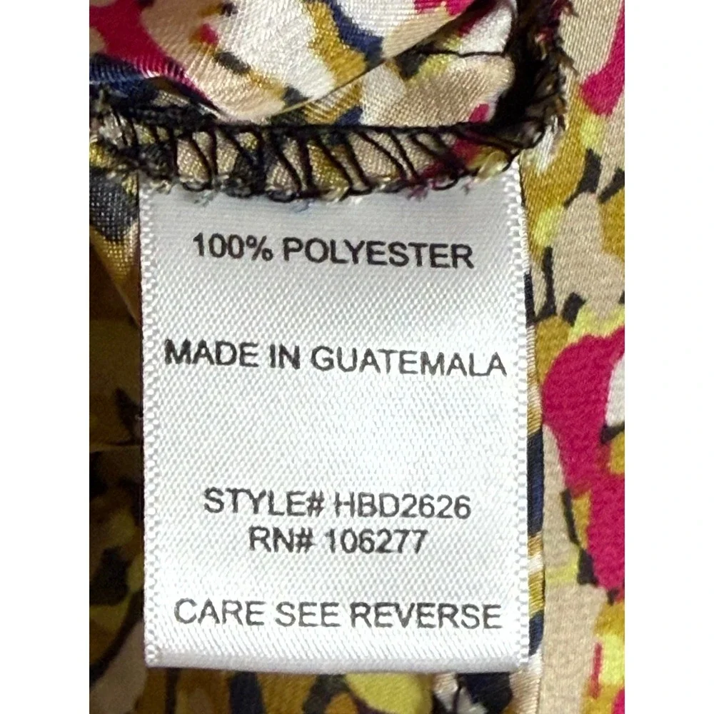 Hale Bob Abstract Print Sleeveless Blouse Top Medium‎ Boho Colorful